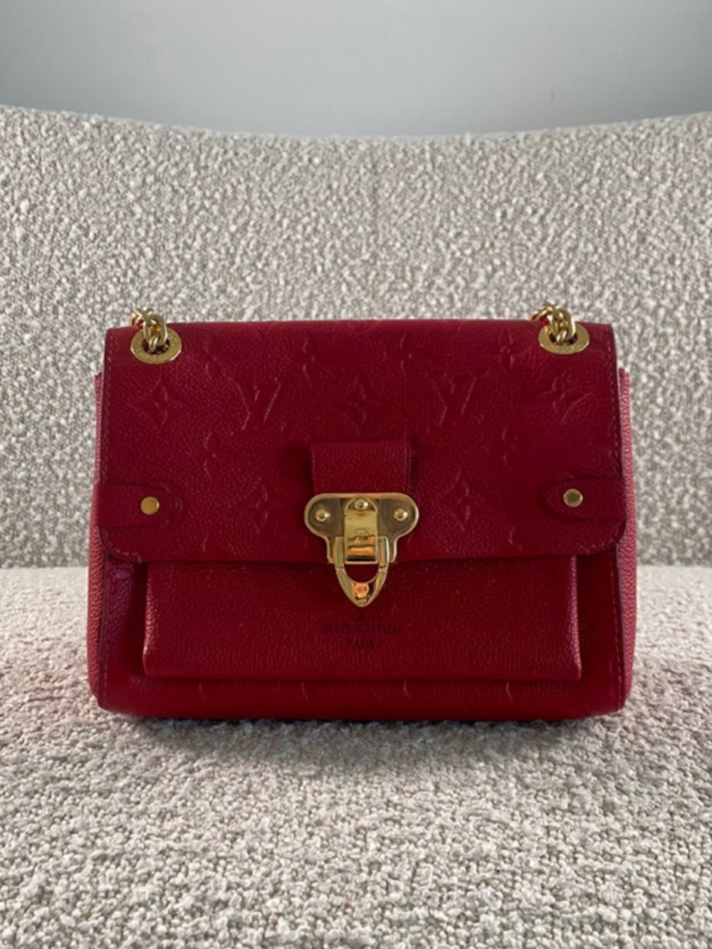 Authentic Pre-Owned Louis Vuitton Vavin BB Handbag Monogram Empreinte Leather